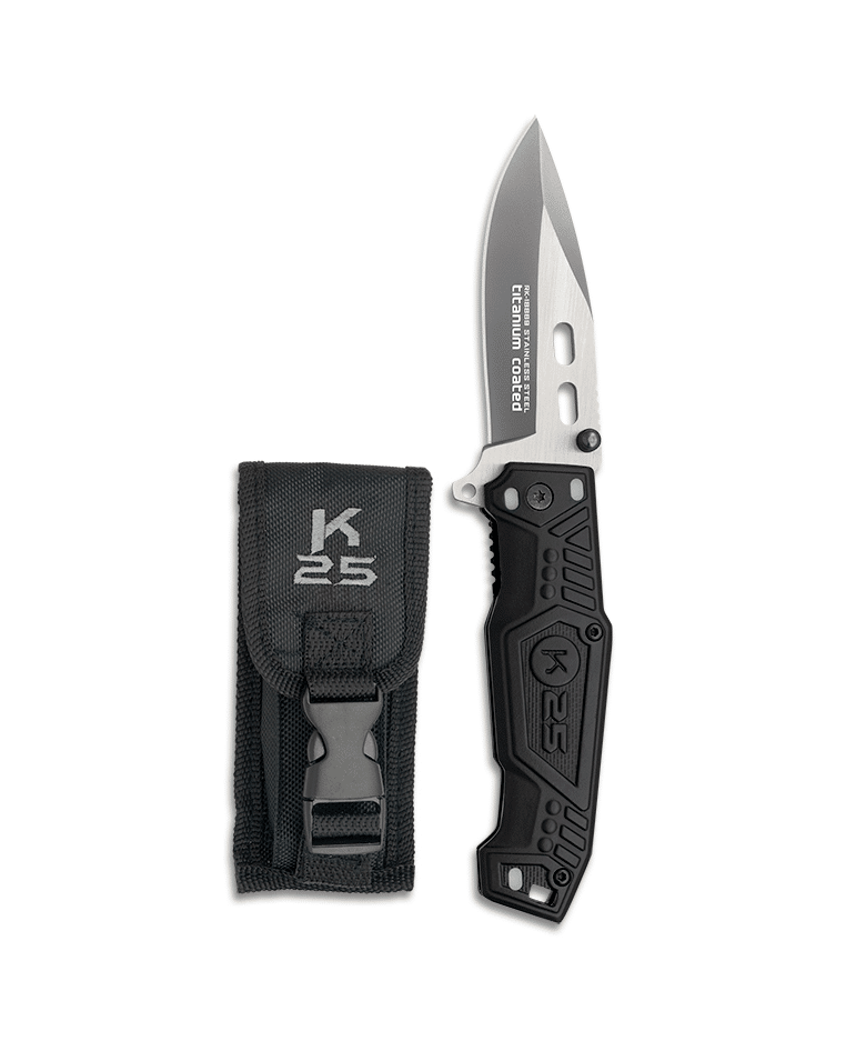 Couteau Pliant Lame Mixte K-25