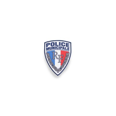 Rubber Patch Municipal Police on Velcro