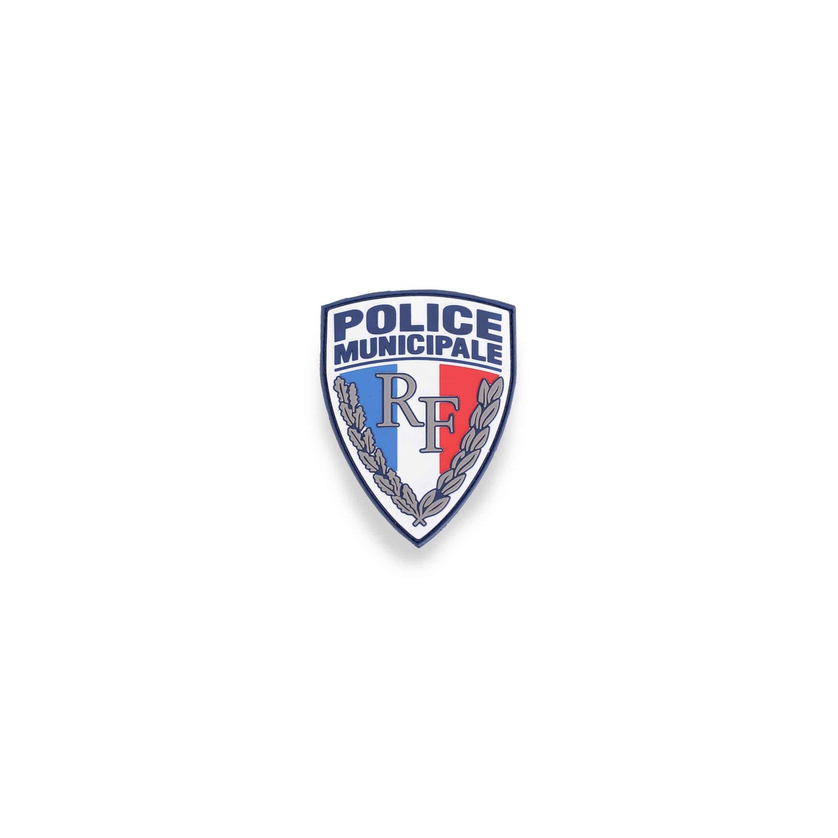 Rubber Patch Municipal Police on Velcro