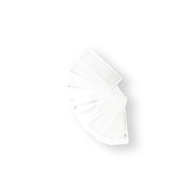 White RIO Holders with Velcro x 10 pcs