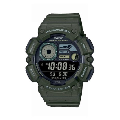 WS-1500H-3BC Green Watch – CASIO