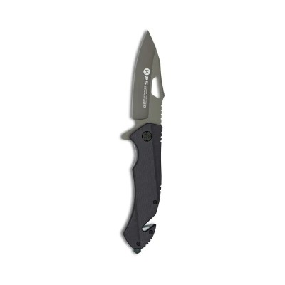 G10 Black Tactical Folding Knife – K25