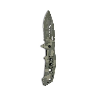 Pixel Green Tactical Folding Knife – K25