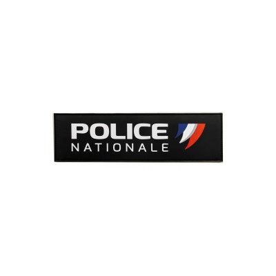 Rubber Flap "POLICE NATIONALE" Velcro 25×7 cm – GK