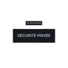 Pack Flaps "PRIVATE SECURITY" Black HV (chest and back) 3x12cm+10x30cm