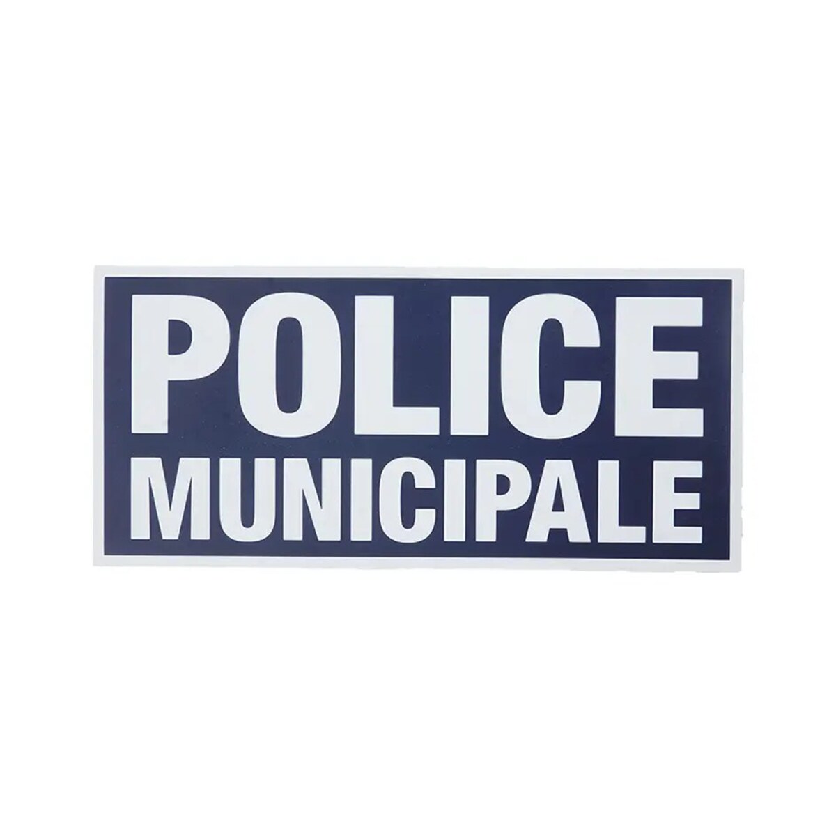 Bandeau Police Municipale sur Gripper 28x13cm