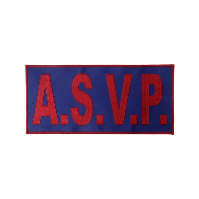 ASVP Fabric Patch 23×13 cm