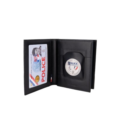 Professional Badge Holder 3-Panel with Transit Card Slot