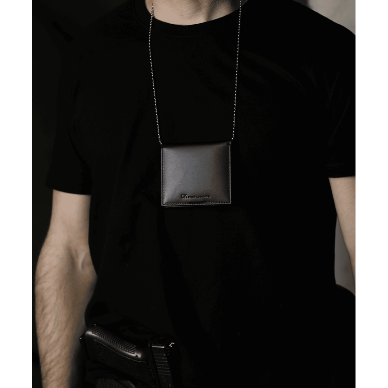 Porte-Cartes avec Emplacements Grade et Médaille - GK