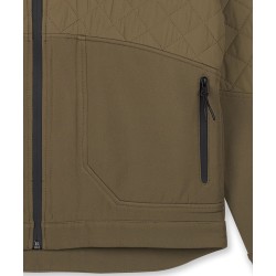 Veste Softshell Storm bi-matière Kaki