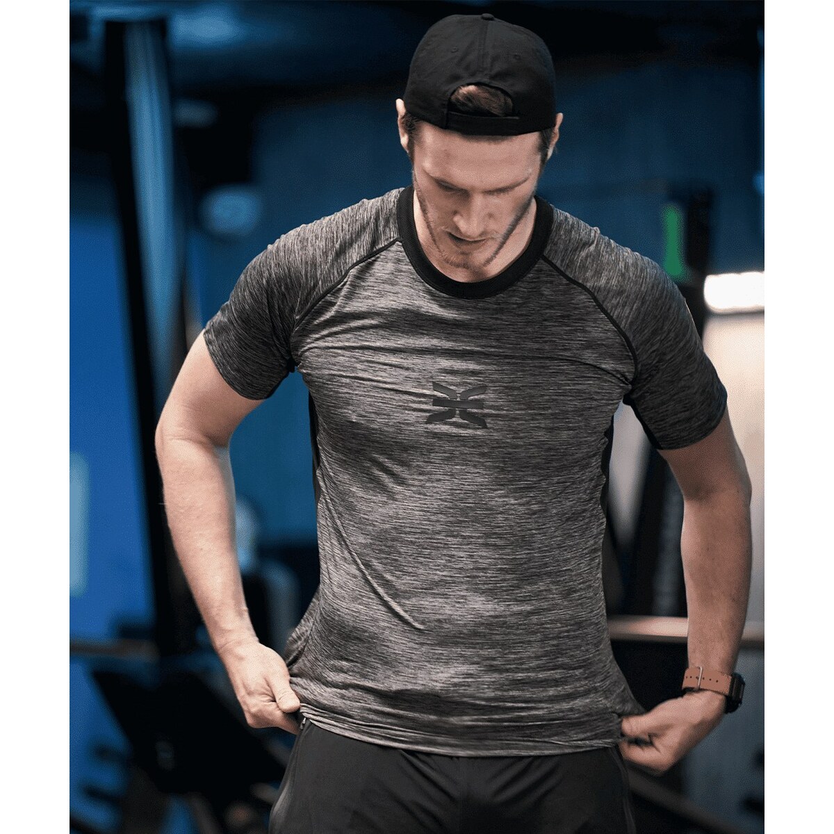 Stamina Sports T-Shirt Black / Gray