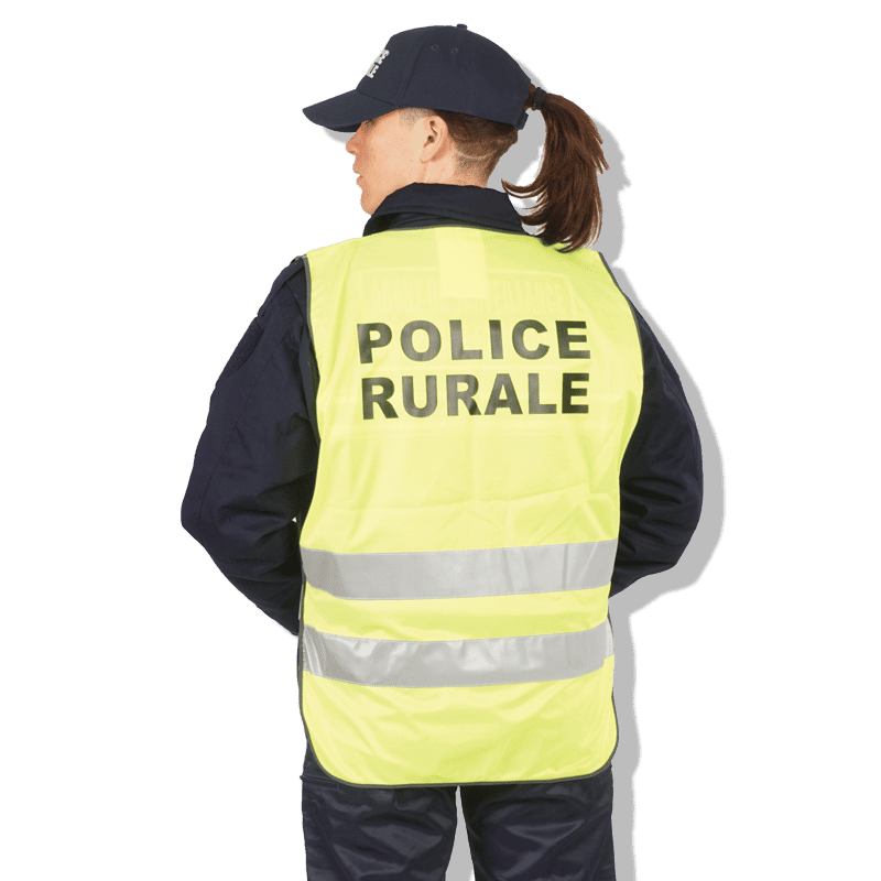 Chasuble jaune personnalisable