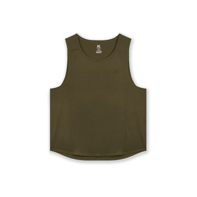 Score Sports Tank Top Khaki