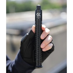 Bâton Télescopique Acier & Aluminium avec Bouton Poussoir