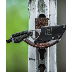 Couteau S-NECK avec étui kidex + corde