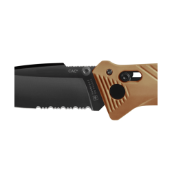 Couteau C.A.C® Serration - Tan