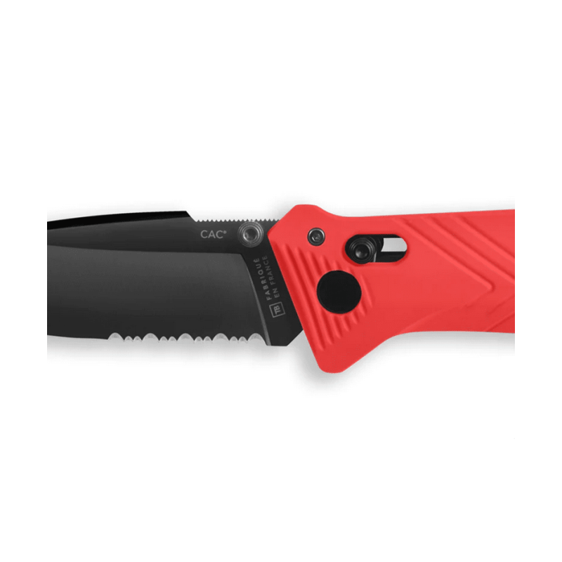Couteau C.A.C® Serration - Rouge