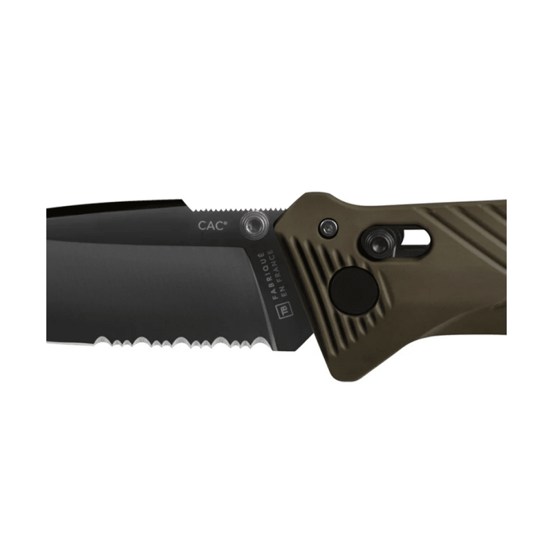 Couteau C.A.C® Serration - Kaki