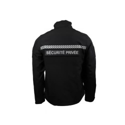 Softshell Sécurité Privée avec bandes HV – GK SAFETEK®️