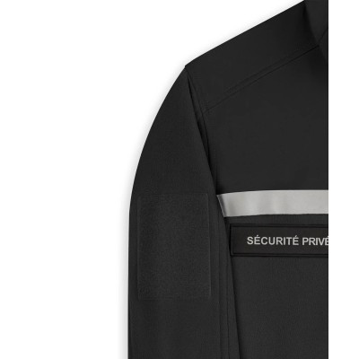 Private Security Fleece with HV Bands – GK SAFETEK®
