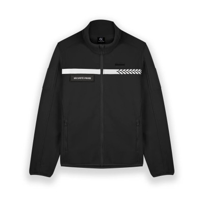 Private Security Fleece with HV Bands – GK SAFETEK®