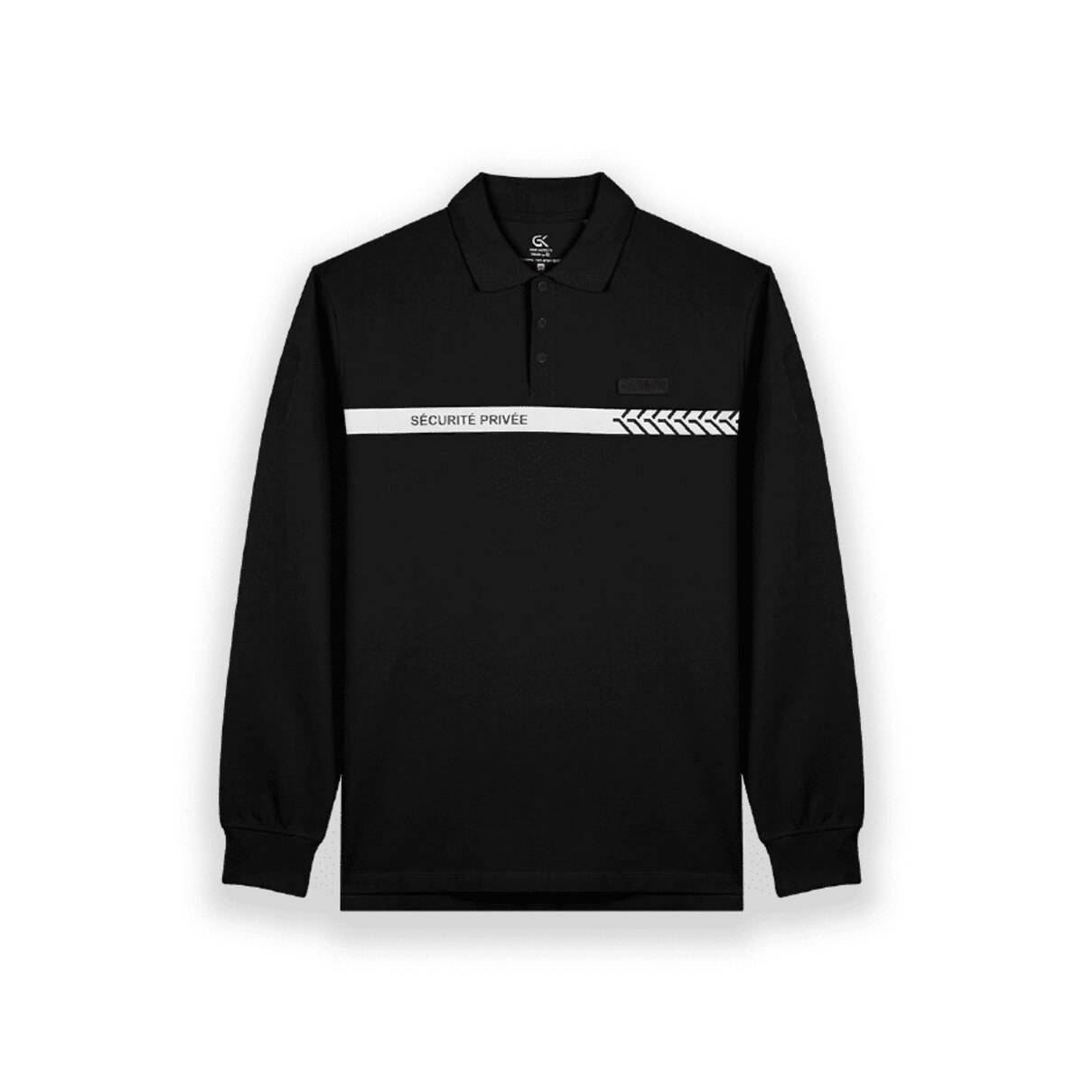 Private Security Long-Sleeve Polo – GK SAFETEK®