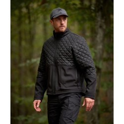 Veste Softshell storm bi-matière Noire