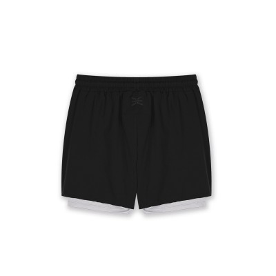 GK UNDERCOVER Sprint 2-in-1 Athletic Shorts Black