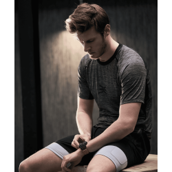 Short de sport sprint 2-en-1 GK UNDERCOVER Noir