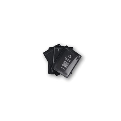 Professional Card Holder with Velcro Black – Pack of 10