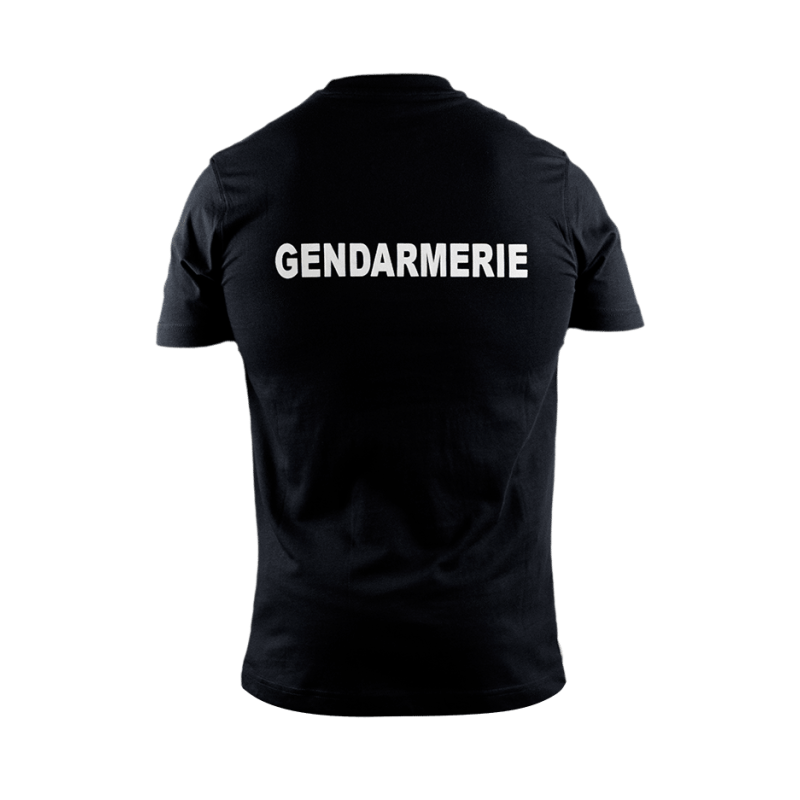 T-shirt Gendarmerie - Inscription blanche