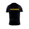 T-shirt Gendarmerie - Inscription jaune
