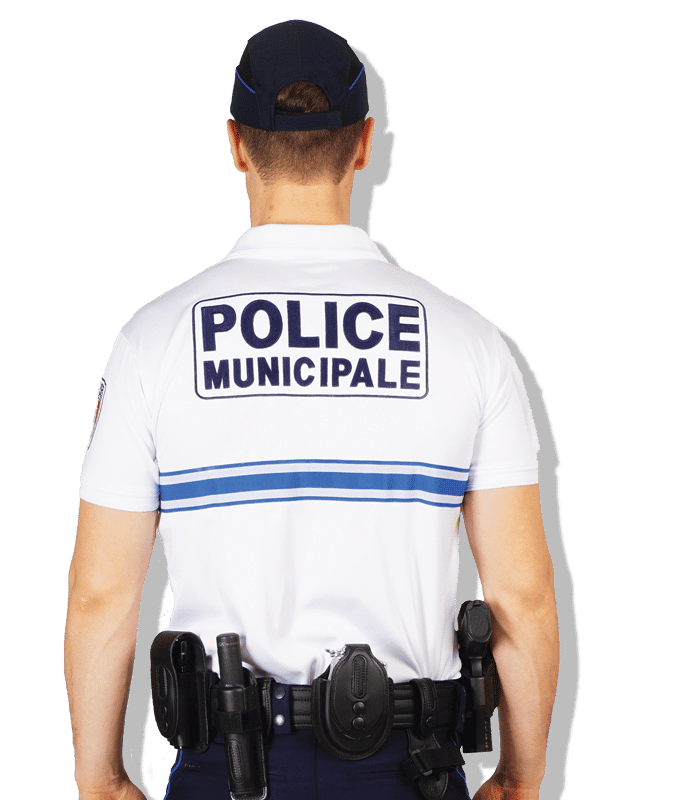 Polo blanc manches courtes