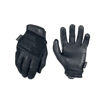 MECHANIX Recon Black Leather Gloves
