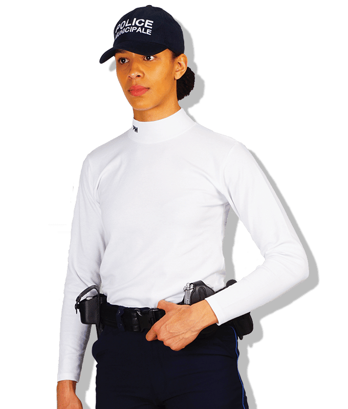 Sous pull blanc manches longues