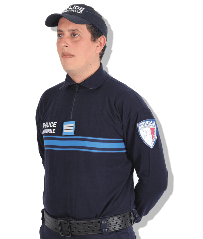 Chemise f1 bande bleu gitane