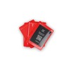 Red Professional Badge Holder with Velcro – Pack of 10