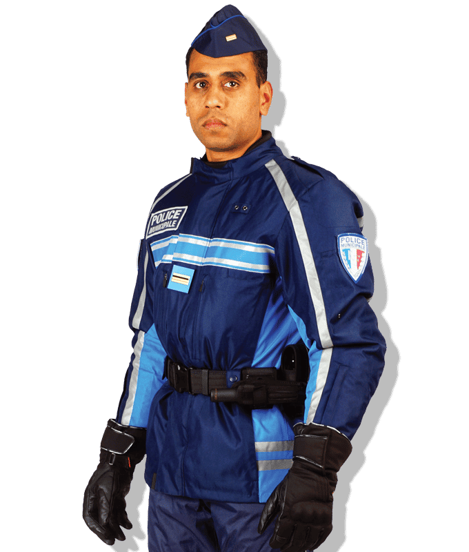 Veste moto police municpale