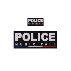 Badges tissu Police Municipale brodés