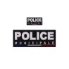Badges tissu Police Municipale brodés