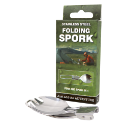 Cuillère/fourchette Pliante