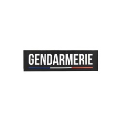 Bandeau Gomme “GENDARMERIE” Velcro 25x7cm