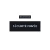 Flaps "SECURITE PRIVEE" Noir HV (poitrine et dos) 3x12cm+10x30cm