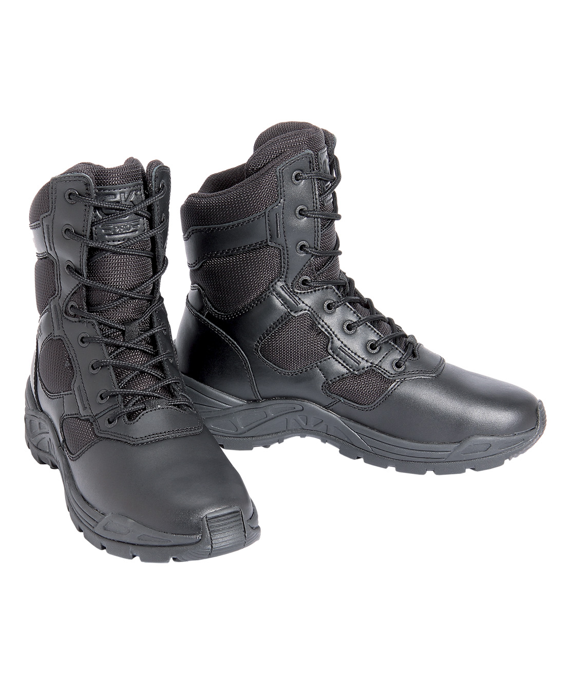 Chaussures d'intervention boots cuir & toile