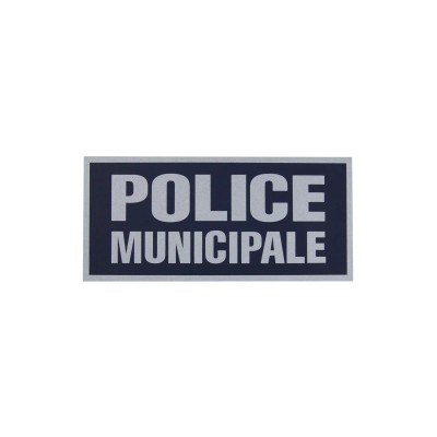 Bandeau Police Municipale sur Gripper 21x9.7cm