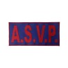 ASVP Fabric Patch 23×13 cm