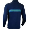 Long Sleeve Polo with Green Stripes