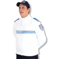 Pull polaire f1 blanc