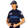 Chemise marine manches courtes police municipale