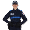 Chemise marine manches longues police municipale
